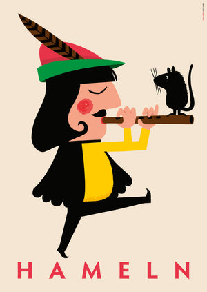 Der Rattenfänger von Hameln Poster (DIN A3)
