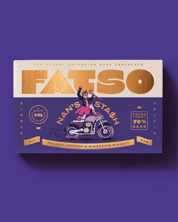 NAN'S STASH Schokolade mit Erdnuss, Toffee & Vollkornkeks (150g)