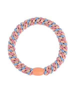 Kknekki Haargummi Mix Peach Blue Glitter