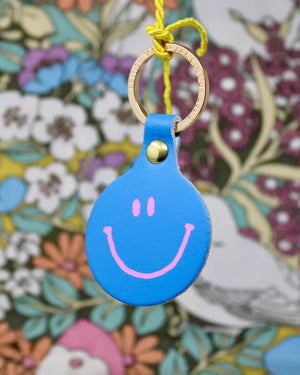 Feeling Lush Smiley Schlüsselanhänger Cornflower
