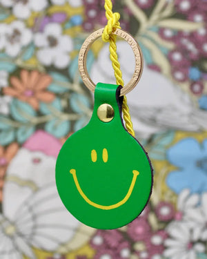 Feeling Lush Smiley Schlüsselanhänger Green