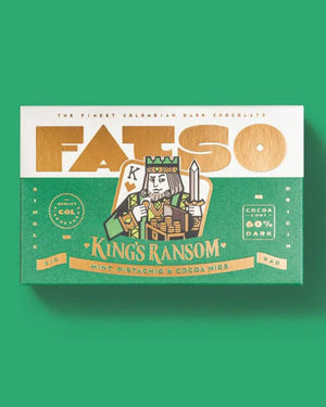 KING'S RANSOM Schokolade mit Minze, Pistazien und Kakaonibs (150g)