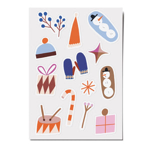3 Stickerbögen Winter by Anna Katharina Jansen