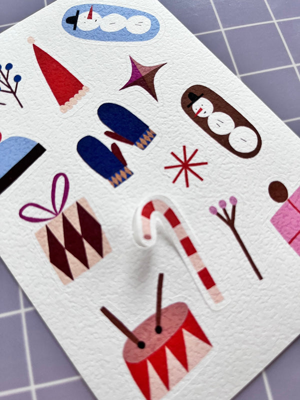 3 Stickerbögen Winter by Anna Katharina Jansen