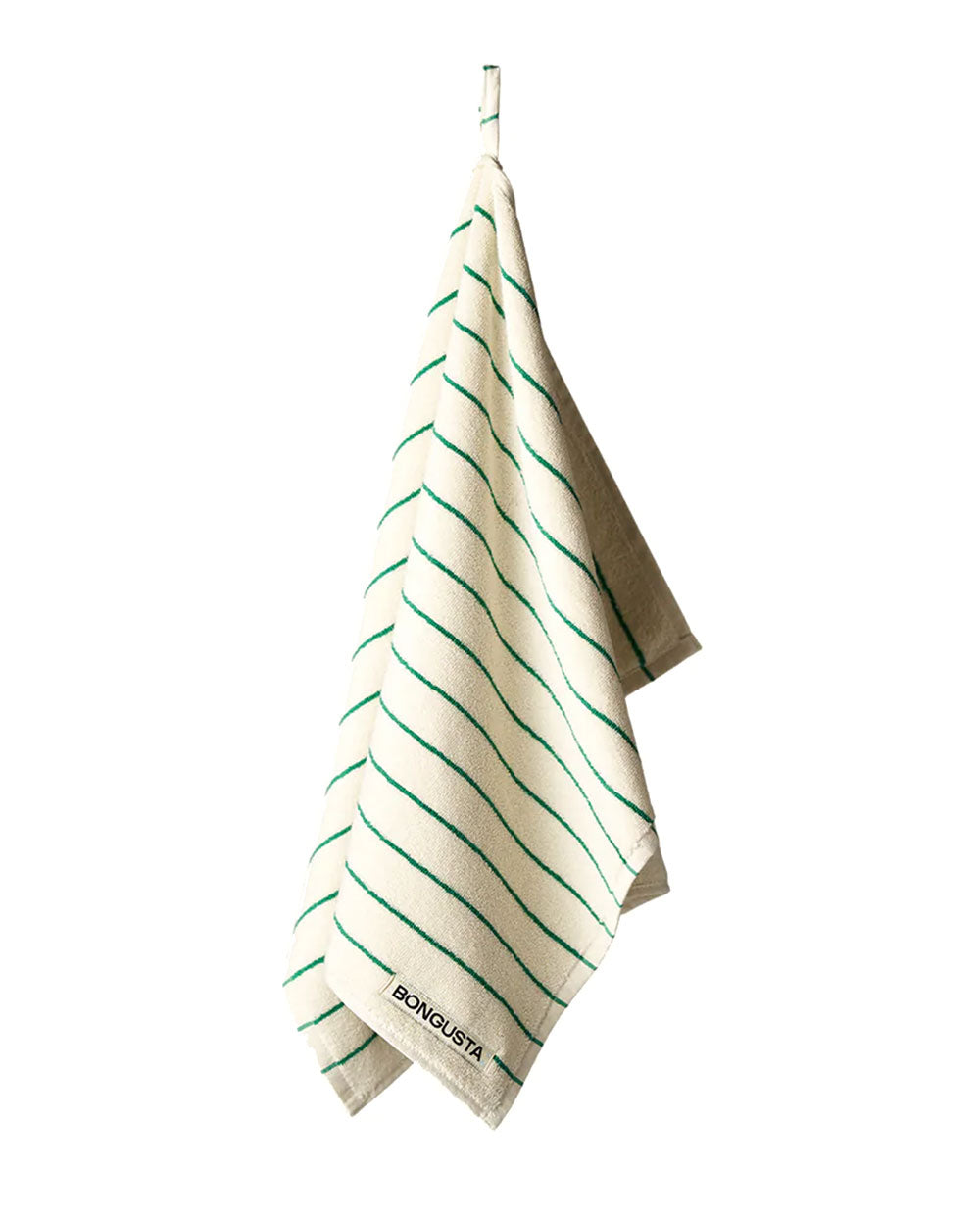 Naram Badehandtuch Pure White & Grass (70x140cm)