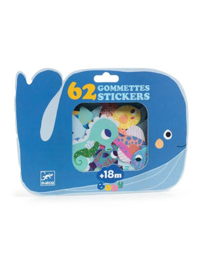 Djeco Sticker 18+: Meerestiere
