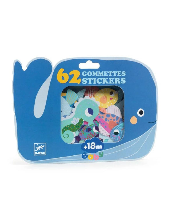 Djeco Sticker 18+: Meerestiere