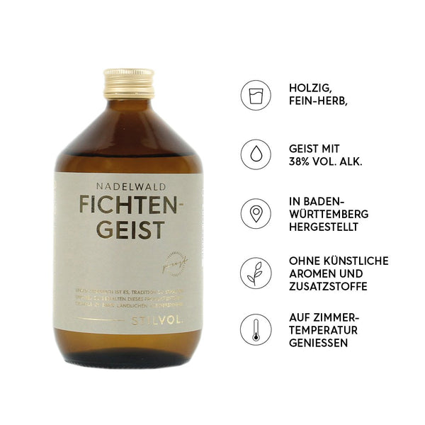 Stilvol. - Nadelwald Fichtengeist 40% Vol. 100ml