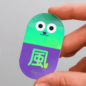 Studio Arhoj - Sticker Cat Pill Wind