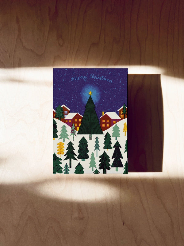 Winterlandschaft Postkarte