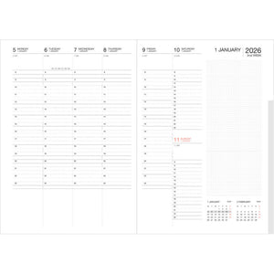 Mark's A5 Color Diary 2025/2026 Silver