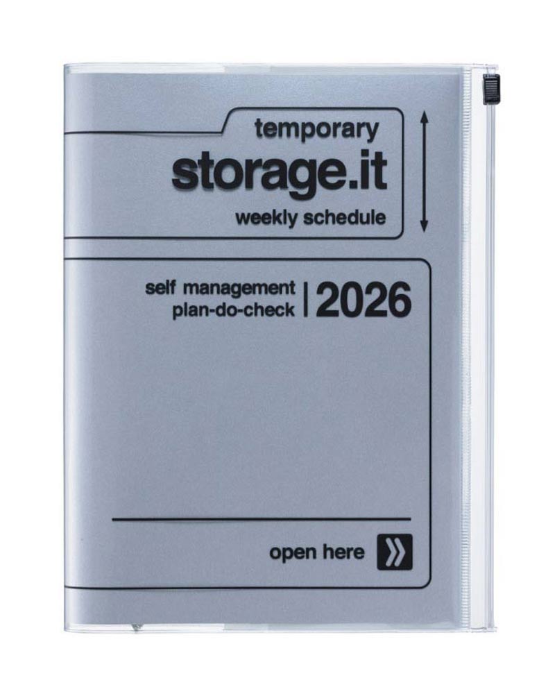 Mark's A5 Color Diary 2025/2026 Silver