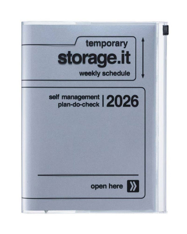 Mark's A5 Color Diary 2025/2026 Silver