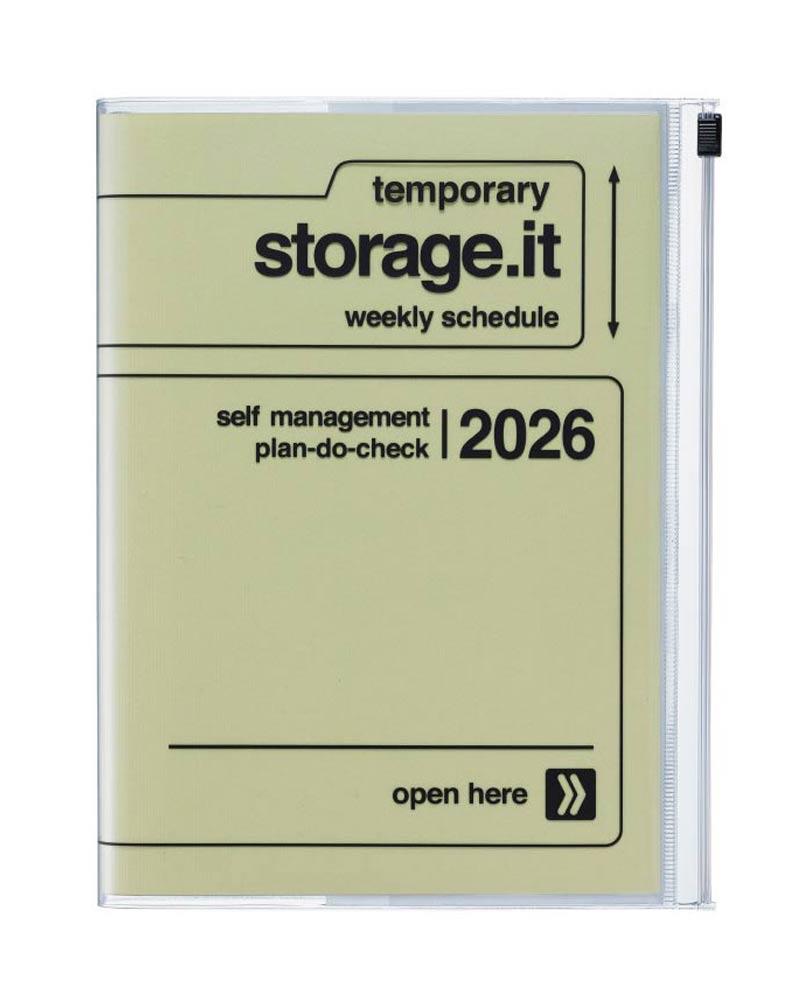 Mark's A5 Color Diary 2025/2026 Yellow