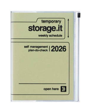 Mark's A5 Color Diary 2025/2026 Yellow