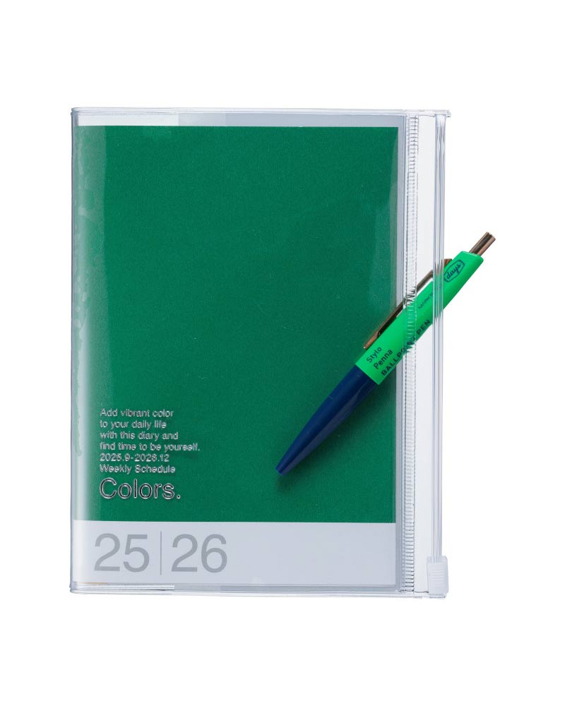 Mark's A6 Color Diary 2025/2026 Green