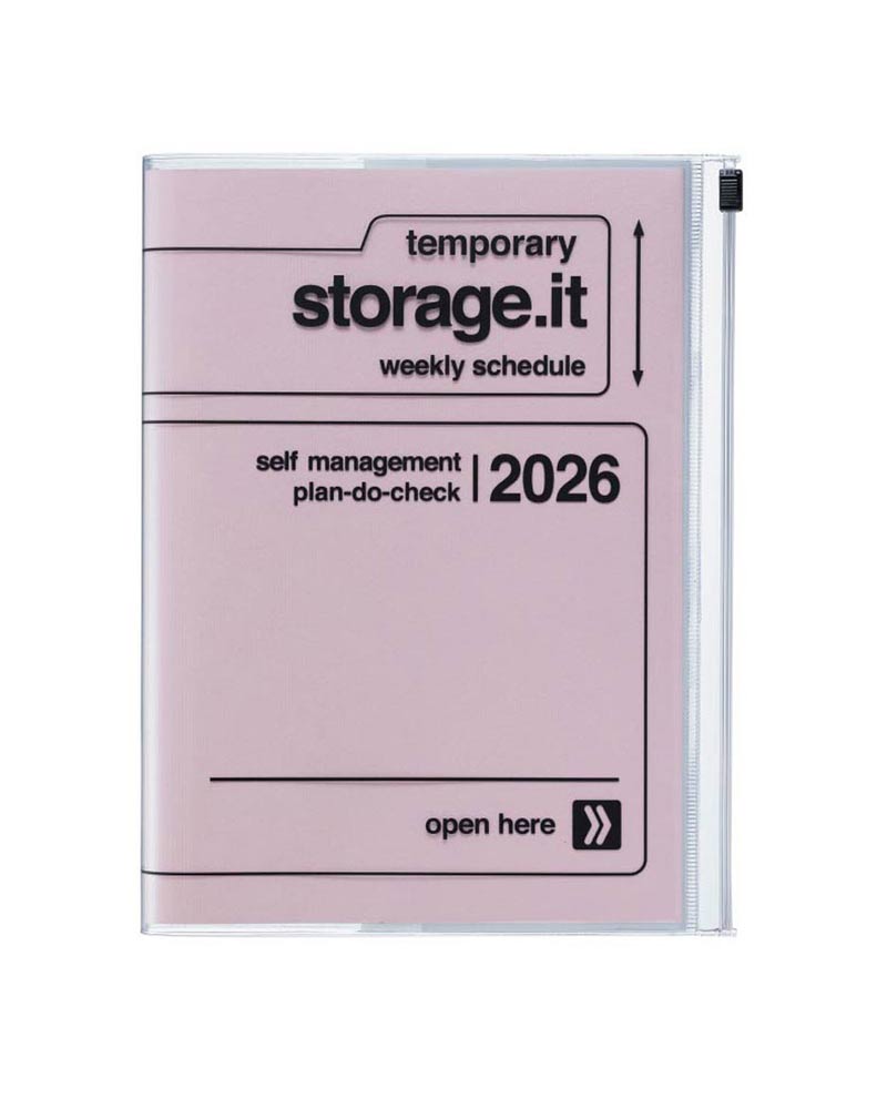 Mark's A6 Color Diary 2025/2026 Pink