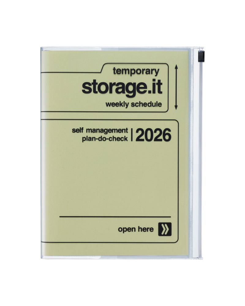 Mark's A6 Color Diary 2025/2026 Yellow