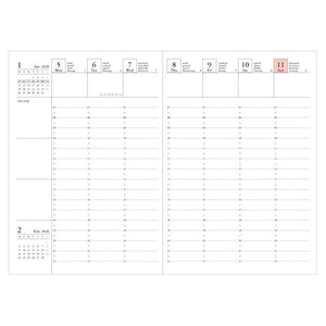 Mark's A6 Color Diary 2025/2026 Silver