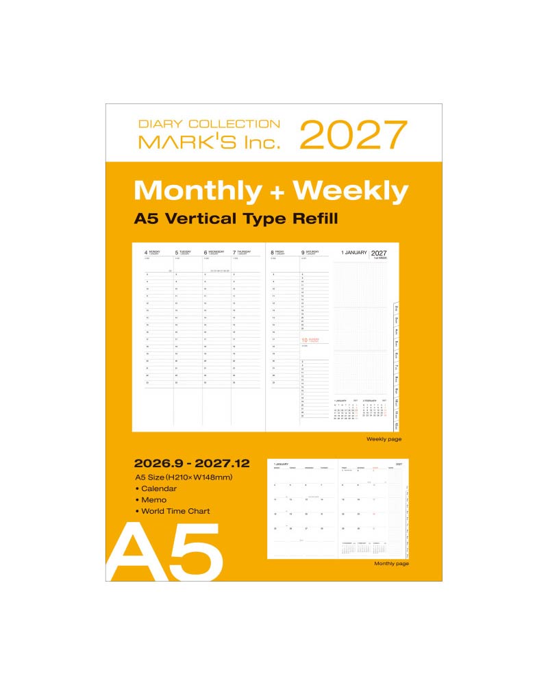 Mark's A5 Diary 2026/27 Refill