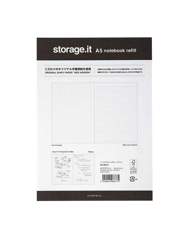 Mark's A5 Notebook Storage.it Refill