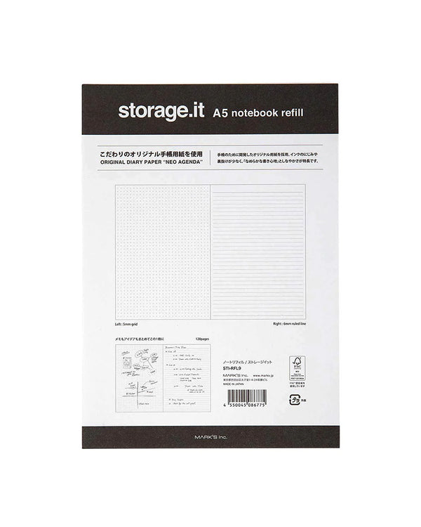 Mark's A5 Notebook Storage.it Refill