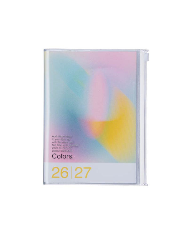 Mark's Diary A6 Gradient Colors 2026/2027 Pink