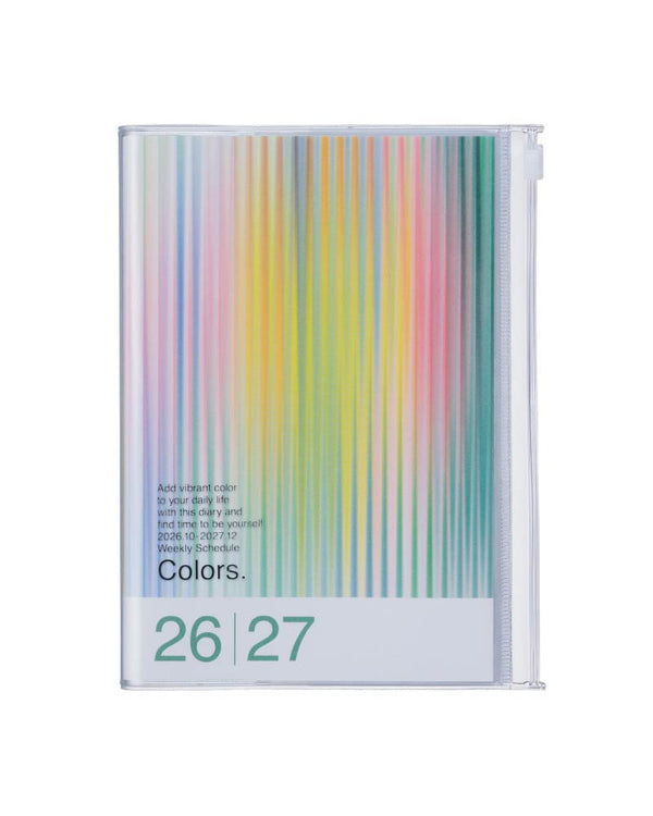 Mark's Diary A5 Gradient Colors 2026/2027 Green