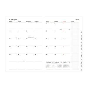 Mark's Diary A5 Colors 2026/2027 Mint