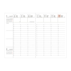 Mark's Diary A6 Storage.it 2026/2027 Green