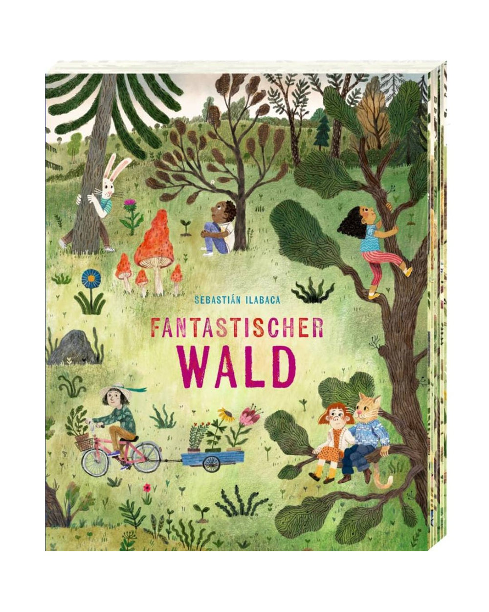 Fantastischer Wald (Leporello mit Klappen)