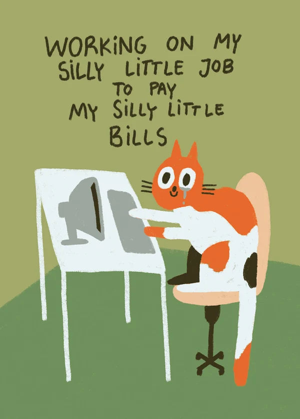 Slinga - Silly Little Bills Postkarte