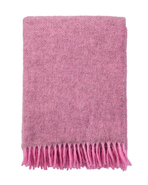 Gotland Wolldecke Pink