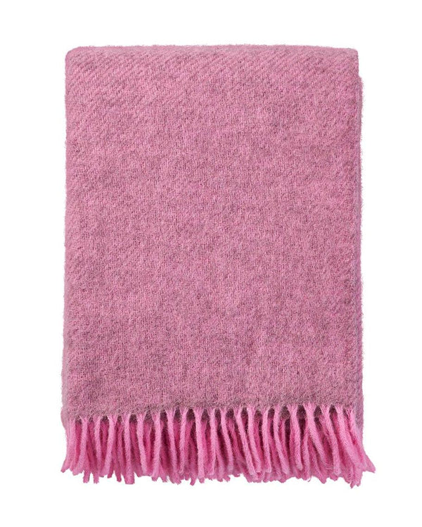 Gotland Wolldecke Pink