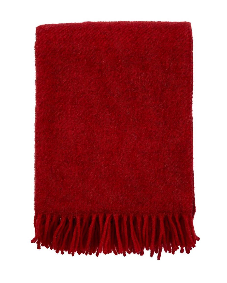 Gotland Wolldecke Red