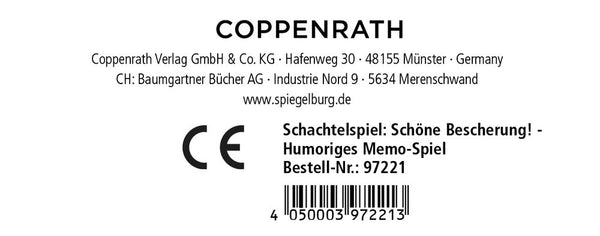 Coppenrath - Das humorige Memospiel Schöne Bescherung