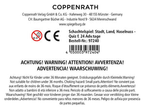 Coppenrath - Stadt, Land, Haselnuss - Das kultige Wortquiz für 24 vergnügliche Adventstage