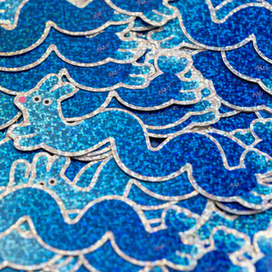 Studio Arhoj - Sticker Blue Sparkle Dog
