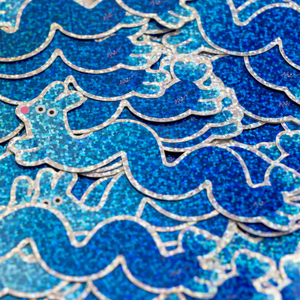 Studio Arhoj - Sticker Blue Sparkle Dog
