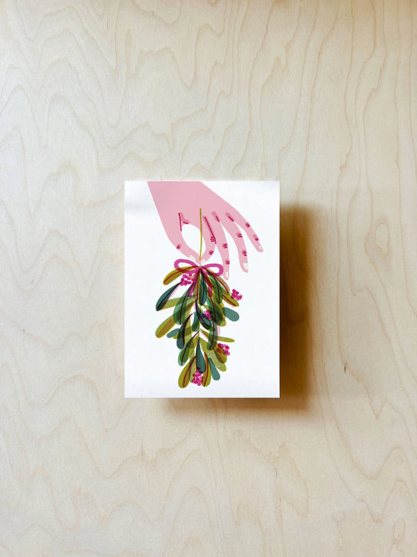 Mistletoe Postkarte