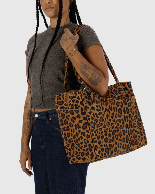 Baggu Small Cloud Bag Carry-On Leopard