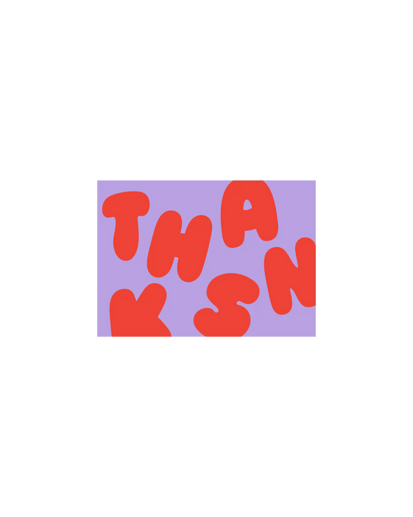 Aufkleber "Thanks" (10 Stk.)