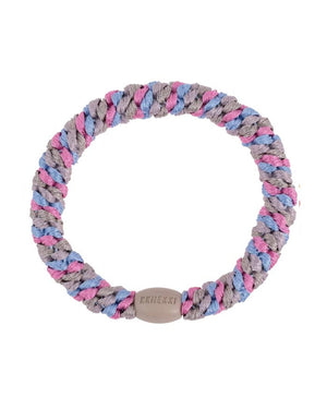 Kknekki Haargummi Mix Sky Blue Pink Glitter