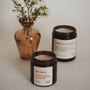 Hey Chalky - The Library 100g Sojakerze