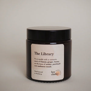 Hey Chalky - The Library 100g Sojakerze