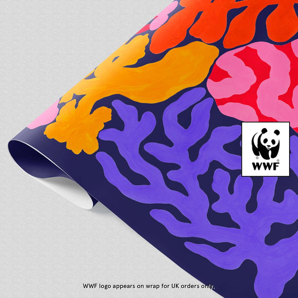 Liv Lee x WWF Coral Geschenkpapier