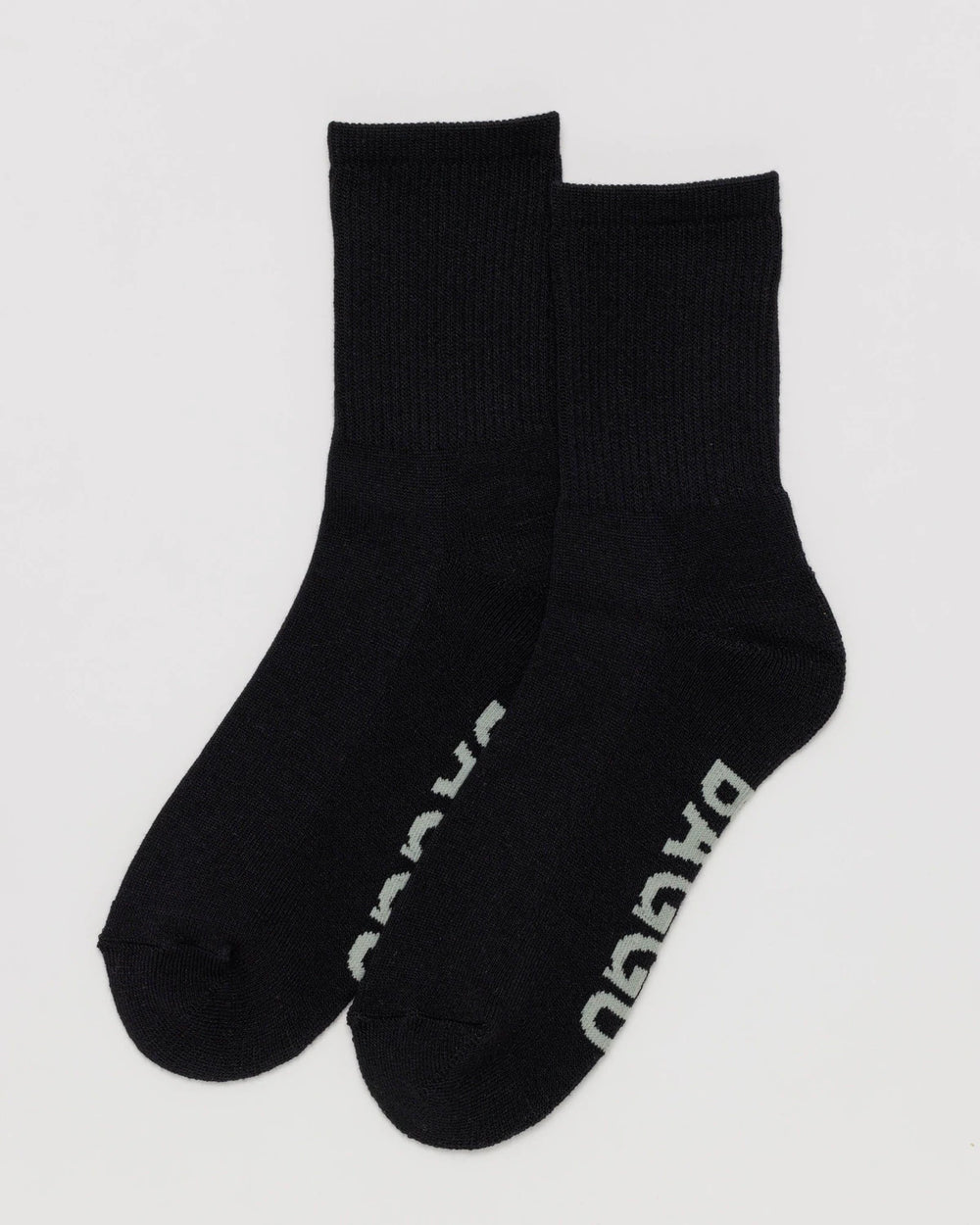 Ribbed Socks Black