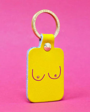 Boobs Schlüsselanhänger Bright Yellow