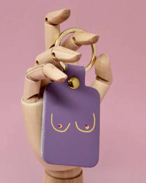 Boobs Schlüsselanhänger Lilac