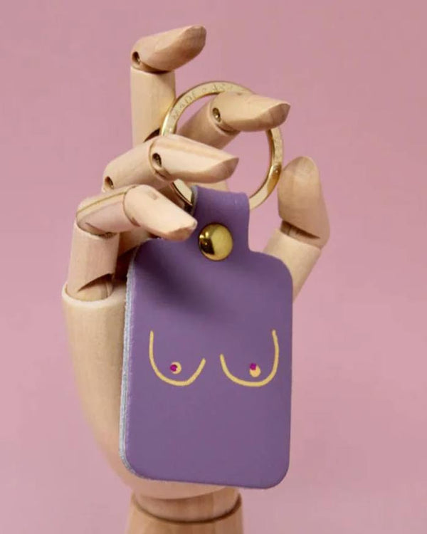 Boobs Schlüsselanhänger Lilac